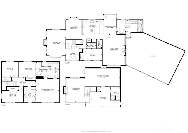 12925 206th Ave NE, Woodinville, WA 98077 - room layout