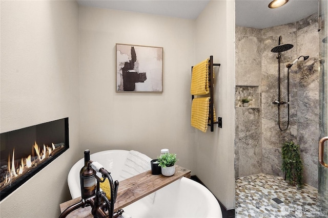 12925 206th Ave NE, Woodinville, WA 98077 - full bath featuring tiled shower and a freestanding tub