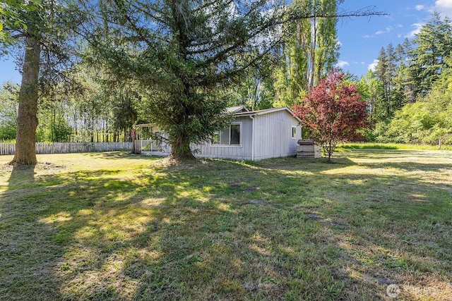 595 Oyler Rd, Ethel, WA 98542 - view of yard