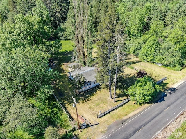 595 Oyler Rd, Ethel, WA 98542 - bird's eye view of a forest