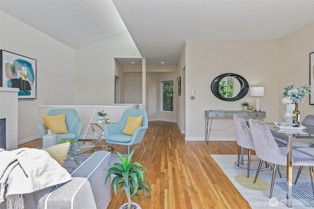 101 NW 58th St Unit 9, Seattle, WA 98107 - living area featuring wood finished floors and baseboards