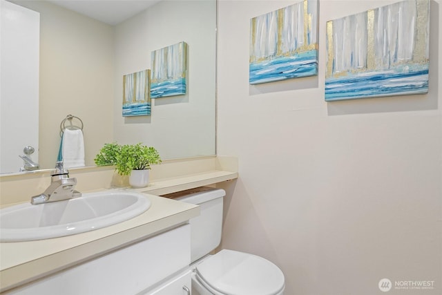101 NW 58th St Unit 9, Seattle, WA 98107 - half bathroom featuring vanity and toilet