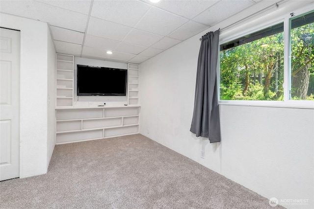 5810 E Mason Lake Dr W, Grapeview, WA 98546 - unfurnished room featuring carpet and recessed lighting