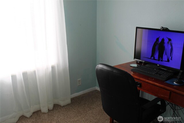 153 NW Quincy Pl, Soap Lake, WA 98851 - office space with carpet flooring and baseboards