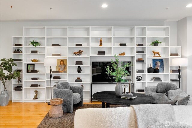 615 E Pike St Unit 306, Seattle, WA 98122 - living room with wood finished floors and recessed lighting