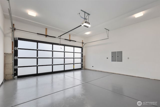 1002 N 31st St, Renton, WA 98056 - garage with a garage door opener and electric panel