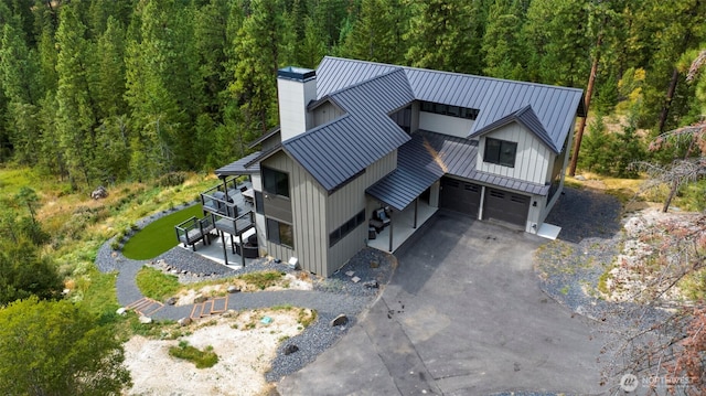 1450 Creekside Rd, Cle Elum, WA 98922 - view from above of property featuring a forest