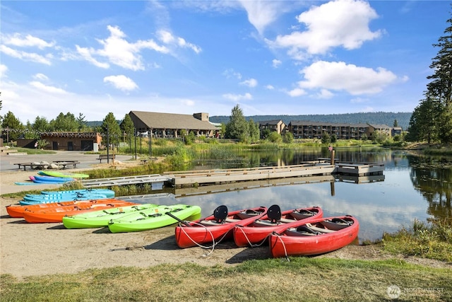 3770 Suncadia Trl Unit 110, Cle Elum, WA 98922 - view of community with a water view and a floating dock