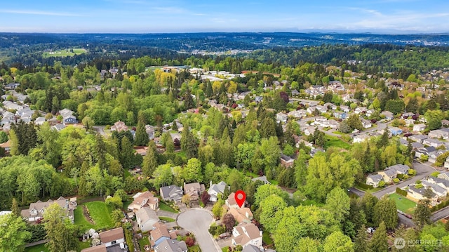 14566 86th Pl NE, Kenmore, WA 98028 - aerial view of residential area featuring a forest