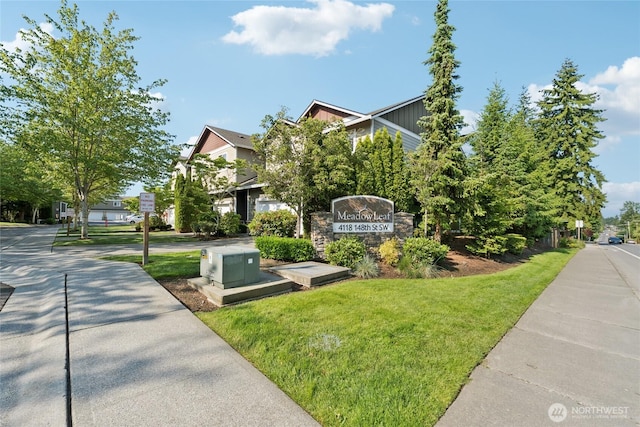 4118 148th St SW Unit A4, Lynnwood, WA 98087 - community sign featuring a yard