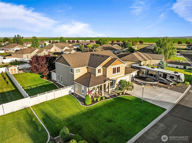 413 Boylson St, Moses Lake, WA 98837 - aerial perspective of suburban area