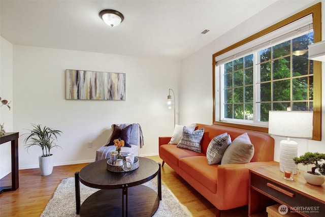 8708 11th St NE, Lake Stevens, WA 98258 - living room with wood finished floors and baseboards