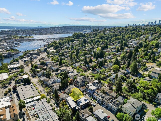 31 Etruria St Unit B, Seattle, WA 98109 - drone / aerial view of a nearby body of water and a notable bridge