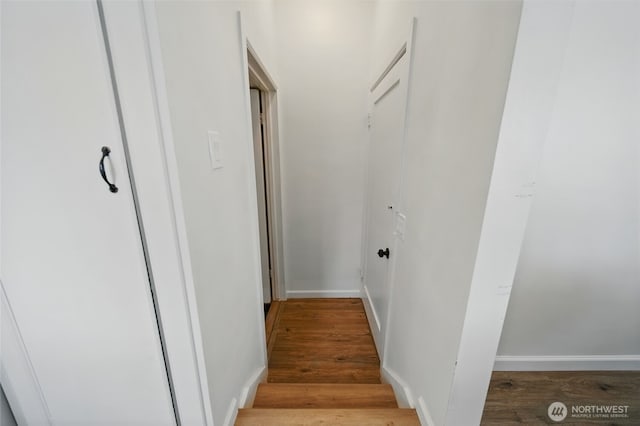 1511 Howard St, Walla Walla, WA 99362 - staircase with wood finished floors and baseboards