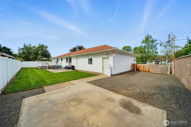 1511 Howard St, Walla Walla, WA 99362 - rear view of house with a patio area