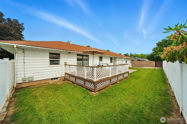 1511 Howard St, Walla Walla, WA 99362 - rear view of property with a wooden deck