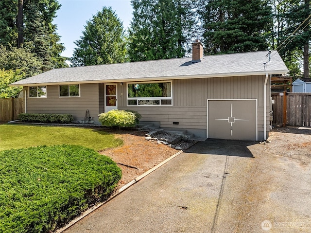 29922 5th Ave SW, Federal Way, WA 98023 - single story home with a chimney, driveway, and a shingled roof