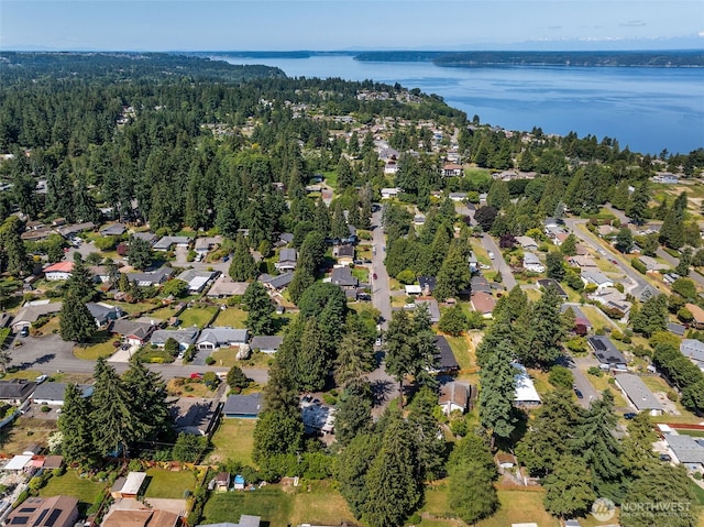 29922 5th Ave SW, Federal Way, WA 98023 - aerial view of property and surrounding area featuring a nearby body of water, nearby suburban area, and a forest