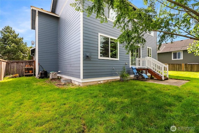 4155 Aurora Loop, Bellingham, WA 98226 - rear view of house featuring a fenced backyard