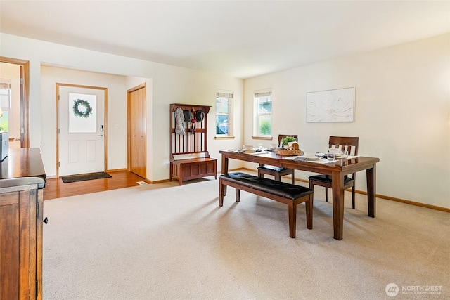 4155 Aurora Loop, Bellingham, WA 98226 - dining area with light colored carpet and baseboards