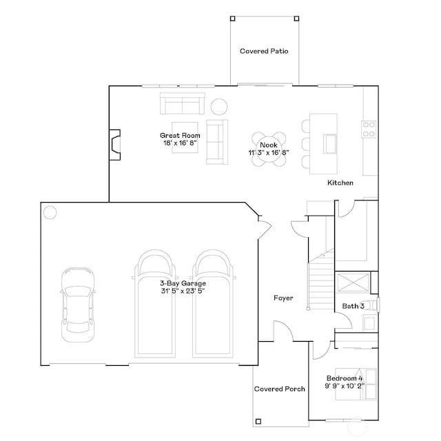 2609 S 7th Way, Ridgefield, WA 98642 - floor plan / room layout