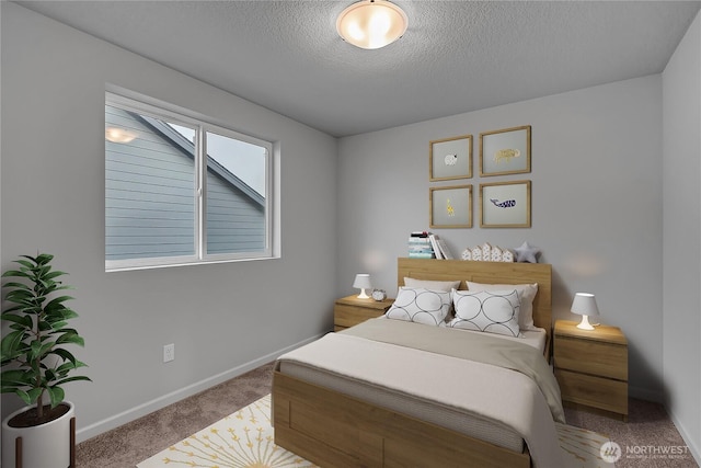 2609 S 7th Way, Ridgefield, WA 98642 - bedroom featuring carpet flooring, baseboards, and a textured ceiling