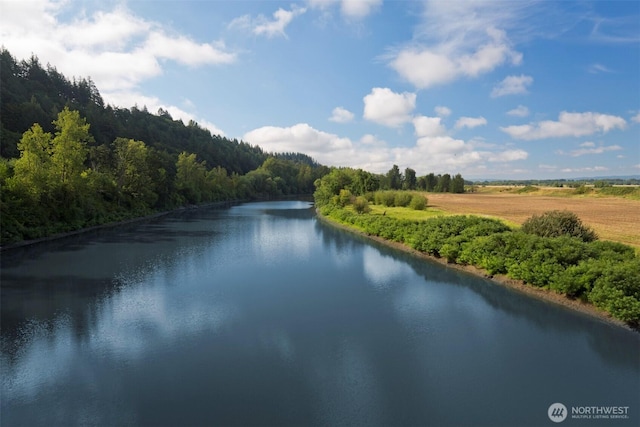 2609 S 7th Way, Ridgefield, WA 98642 - water view featuring a heavily wooded area