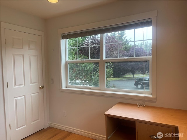 528 Chinook Way, Friday Harbor, WA 98250 - unfurnished bedroom featuring baseboards and wood finished floors