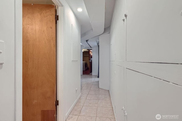 7924 S 112th St, Seattle, WA 98178 - hallway with light tile patterned flooring and baseboards