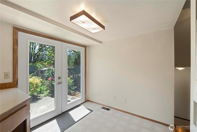 28713 SE 462nd Pl, Enumclaw, WA 98022 - doorway to outside featuring light flooring and baseboards