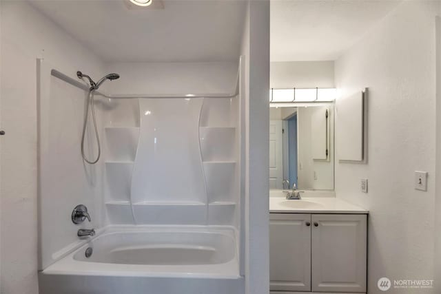 1702 C St SE, Auburn, WA 98002 - bathroom featuring vanity and shower / bathtub combination