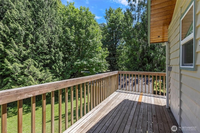 44251 Dalles Rd, Concrete, WA 98237 - view of wooden terrace