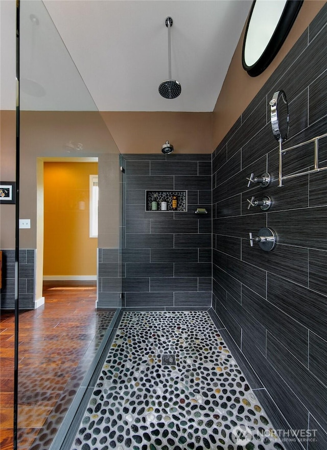 444 26th Ave E, Seattle, WA 98112 - full bathroom with a tile shower and tile patterned floors