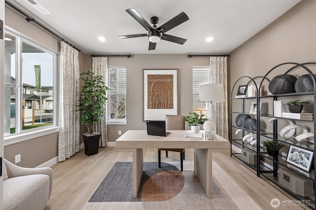 13912 181st St E Unit 62, Puyallup, WA 98374 - office featuring healthy amount of natural light, baseboards, and recessed lighting