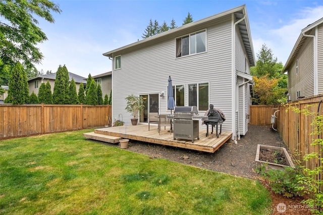 1082 G St SW, Tumwater, WA 98512 - back of house featuring a wooden deck