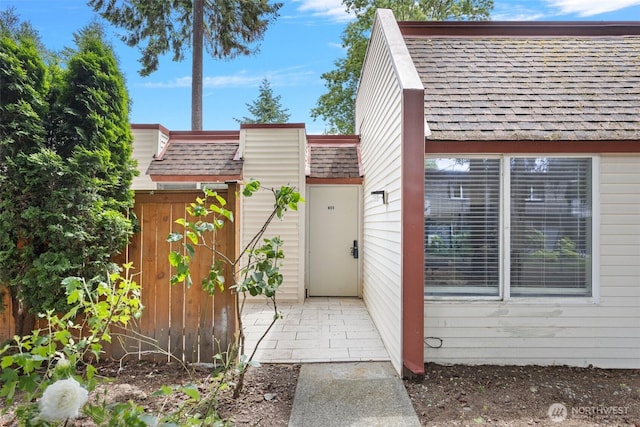 14600 SE 176th St Unit H11, Renton, WA 98058 - doorway to property featuring roof with shingles