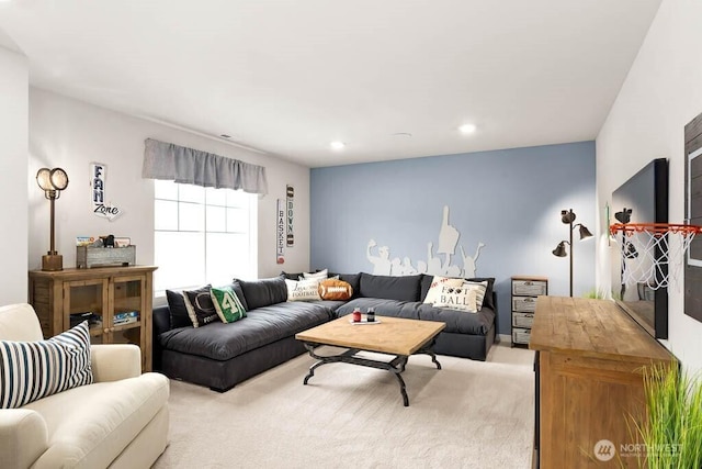3905 98th Avenue Ct E Unit 33, Edgewood, WA 98371 - carpeted living area with recessed lighting