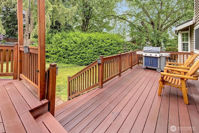 23304 21st Ave SE, Bothell, WA 98021 - wooden deck featuring grilling area