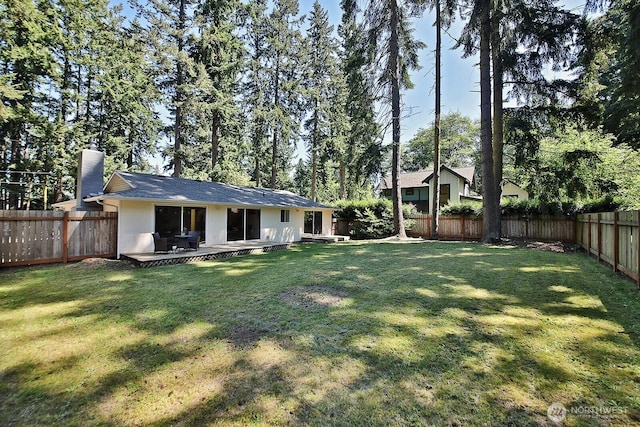311 Edgecliff Dr, Langley, WA 98260 - back of house featuring a chimney