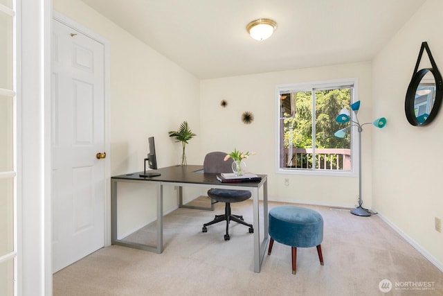 4754 SW 314th Pl, Federal Way, WA 98023 - office area featuring carpet floors and baseboards