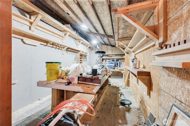 19920 67th Ave NE Unit 40, Arlington, WA 98223 - unfinished below grade area with a workshop area