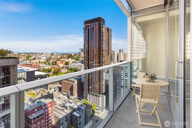737 Olive Way Unit 2704, Seattle, WA 98101 - balcony with a city view