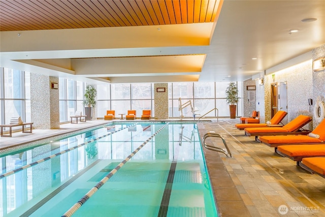 737 Olive Way Unit 2704, Seattle, WA 98101 - view of indoor pool