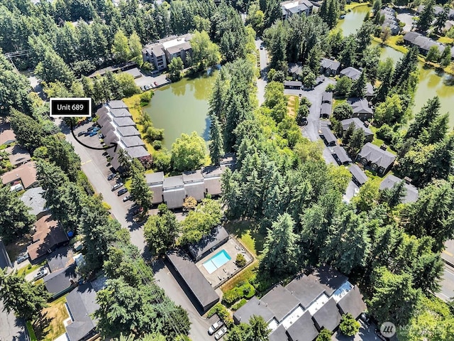 13893 NE 69th St Unit 689, Redmond, WA 98052 - bird's eye view of a nearby body of water