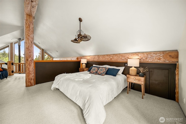 3105 Tamarack Pl, Wenatchee, WA 98801 - carpeted bedroom with vaulted ceiling