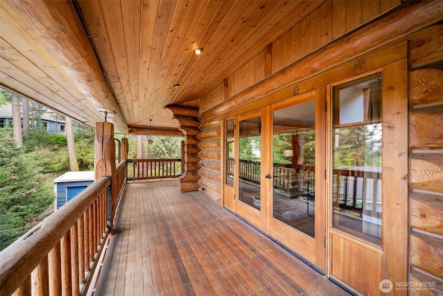 3105 Tamarack Pl, Wenatchee, WA 98801 - deck with french doors