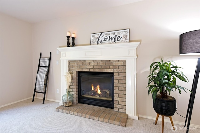 7321 Ashridge Ave SW, Port Orchard, WA 98367 - detailed view of a fireplace and carpet