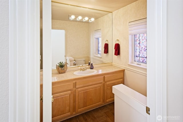 7321 Ashridge Ave SW, Port Orchard, WA 98367 - half bath featuring plenty of natural light and vanity