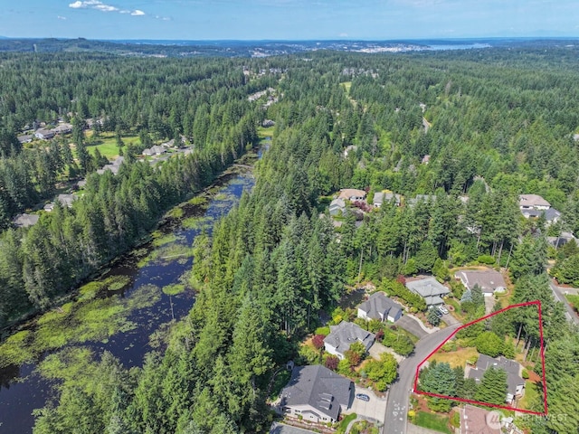 7321 Ashridge Ave SW, Port Orchard, WA 98367 - aerial overview of property's location featuring property parcel outlined and nearby suburban area