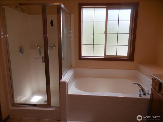 4558 SE Bakken Ct, Port Orchard, WA 98366 - full bath with a garden tub and a shower stall